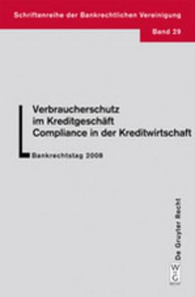 Produktbild Verbraucherschutz im Kreditgeschäft - Compliance in der Kreditwirtschaft (Deutsch, 2009)