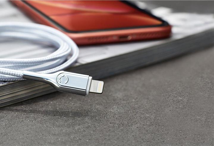 Productafbeelding Cygnett Gepantserde Lightning naar USB-A kabel 2M -Wh (2 m, USB 3.0, 12 W)