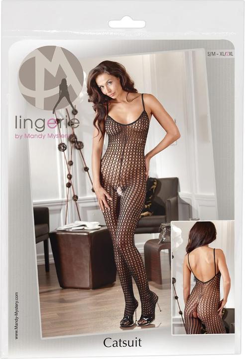 Productafbeelding Mandy Mystery Stretch Net Catsuit (M, L)