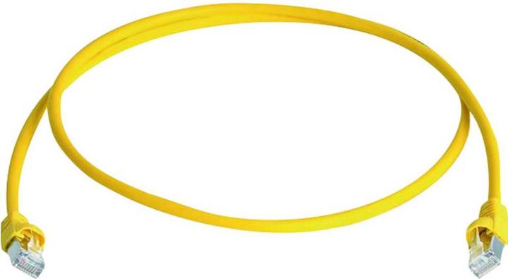 Produktbild Telegärtner Patchkabel, Kat.6A (tief), S/FTP, 20,0 m, gelb halogenfrei, Folienpaar- und Geflechtgesamtschirmung (S/FTP, CAT6a, 20 m)
