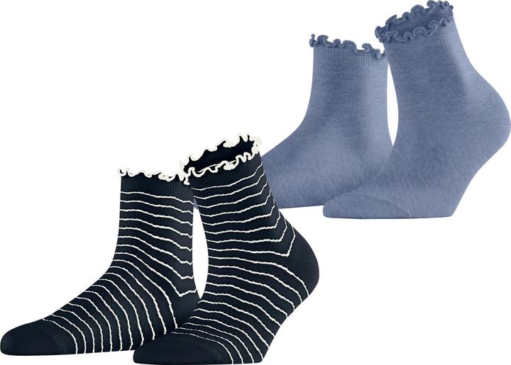 Produktbild Esprit Wavy Line 2-Pack Baumwollsocken (2er Pack, 35 - 38)