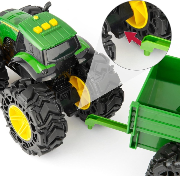Produktbild John Deere Traktor mit Anhänger