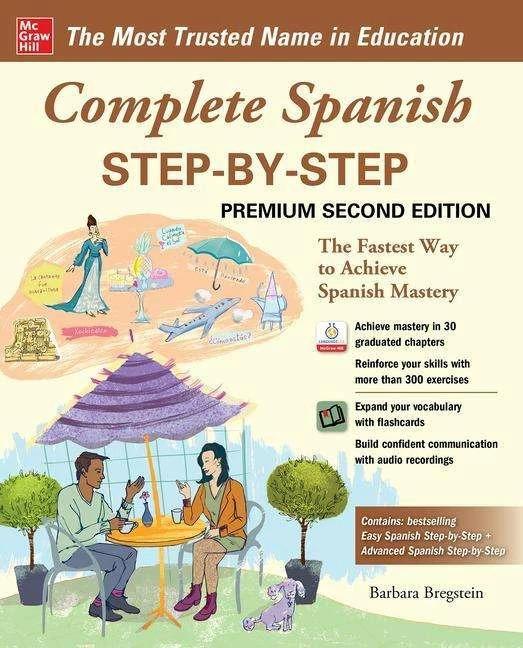 Produktbild Complete Spanish Step-by-Step, Premium Second Edition (Englisch, Barbara Bregstein, 2020)