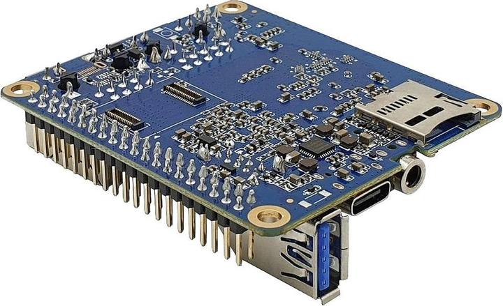 Actual product image Allnet rock pi e d4w1 dual ethernet board rk3328 512mb ram 802.11 a/b/g/n 2.4g