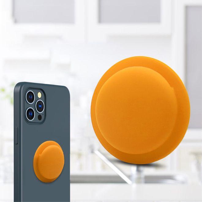 Actual product image MU Style AirTag silicone protective cover for sticking