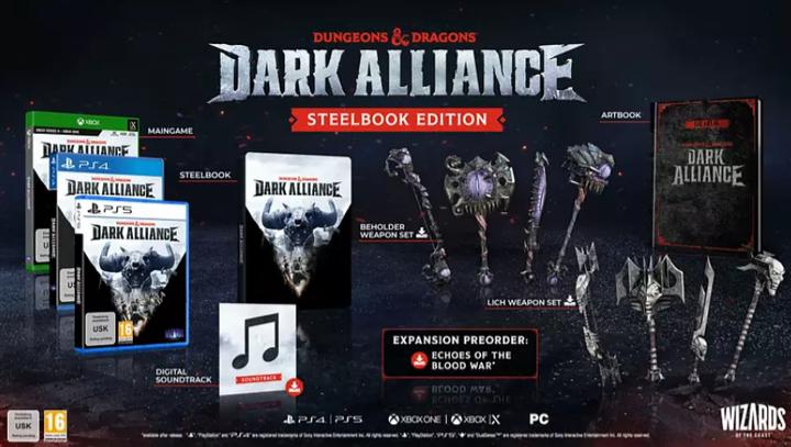 Produktbild Plaion Dungeons & Dragons Dark Alliance - Steelbook Edition (PS4, DE)