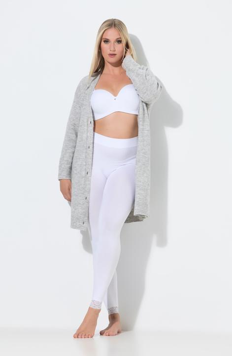 Produktbild Ulla Popken Strumpf-Leggings, Spitzenbündchen