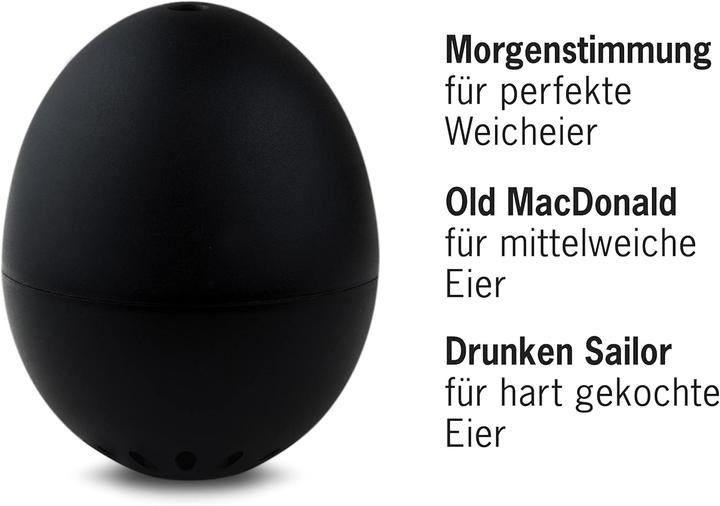 Actual product image PiepEi Singing egg timer Classic black