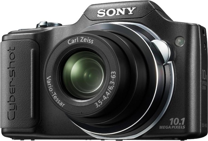 Sony DSC-H20, 10MPixel, 10x optical zoom, HD movies, black (1/2,3'')