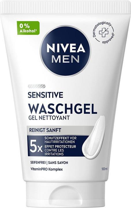 NIVEA MEN Sensitive Waschgel (Reinigungsgel, 100 ml)