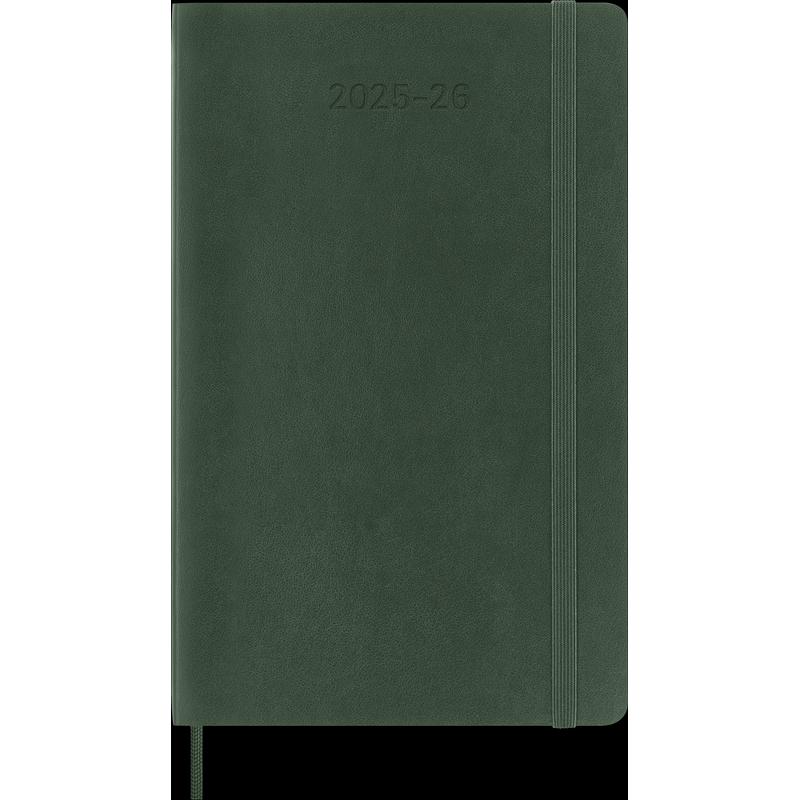 Moleskine, Agenda, Wochen-Notizkalender 25/26 999275600 18M liniert SC grün 13x21cm (13 x 21 cm, Englisch)