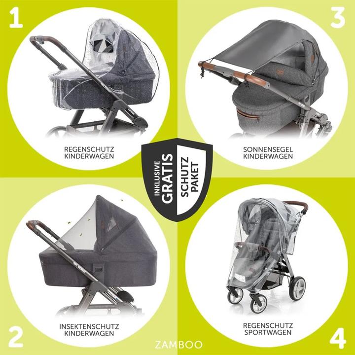 Produktbild Hauck Buggy & Sportwagen Vision X inkl. XXL Zubehörpaket