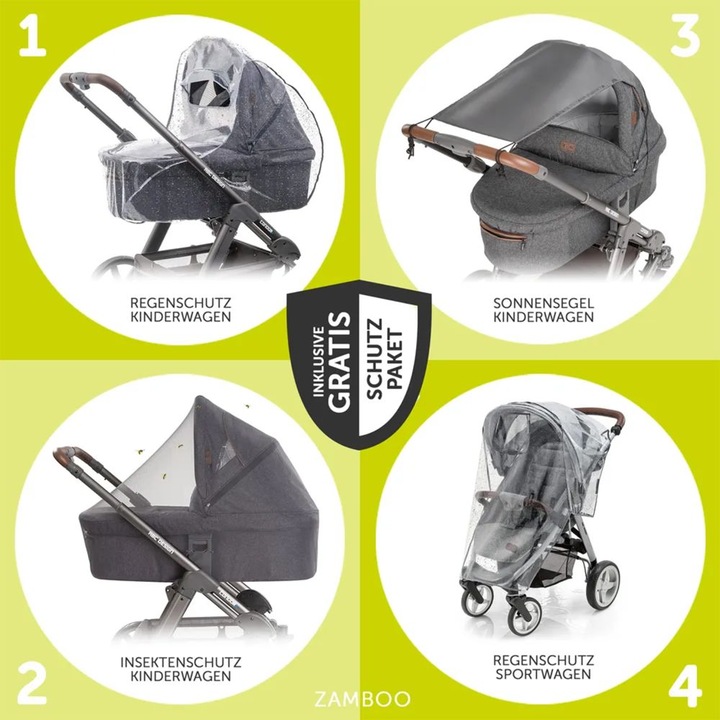 Actual product image Hauck Buggy & Sportwagen Vision X inkl. XXL Zubehörpaket