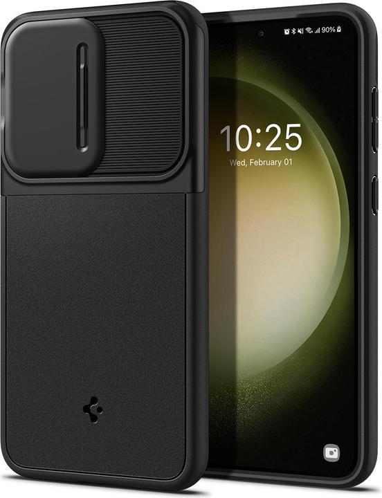 Spigen Optik Armor Case pour S911B Samsung Galaxy S23 - noir (Samsung Galaxy S23)