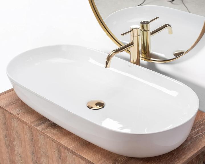 Actual product image Rea Counter-top washbasin Cleo 81 (400 mm, 800 mm)