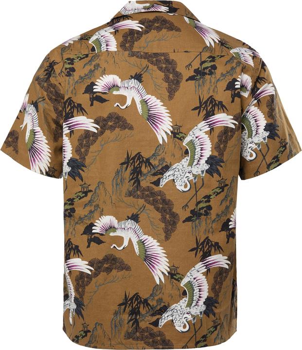 Image du produit JP1880 Chemise JP 1880 en lin mélangé, imprimé all-over, manches courtes et col cubain - jusqu'au 8 XL (XL)