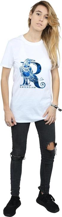 Actual product image Womens/Ladies Ravenclaw Raven Cotton Boyfriend T-Shirt (XL)