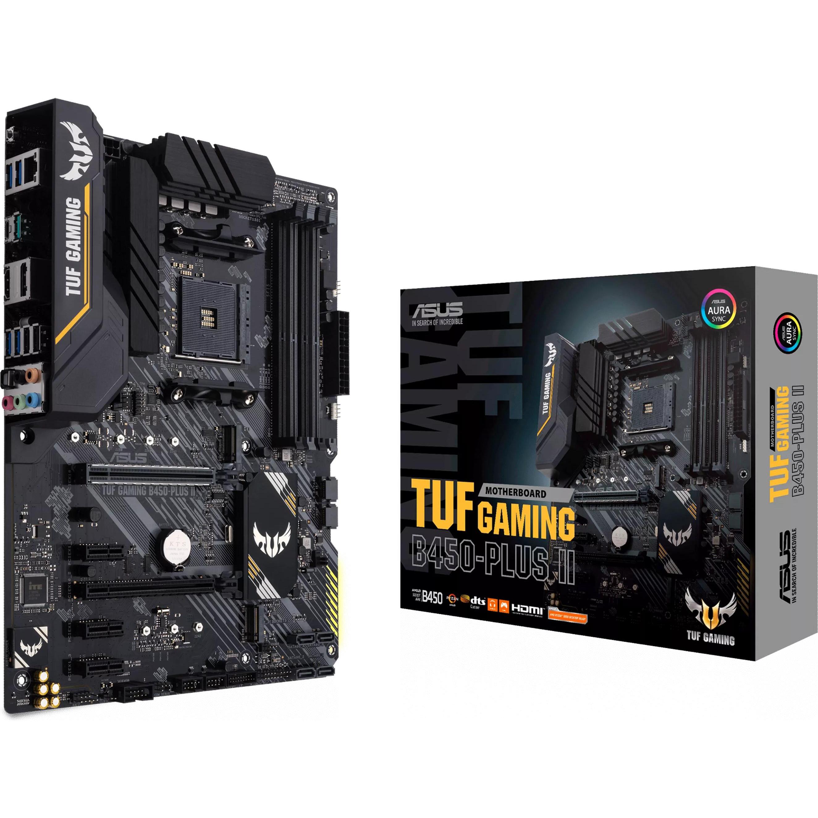 ASUS TUF GAMING B450-PLUS II (AM4, AMD B450, ATX), Mainboard