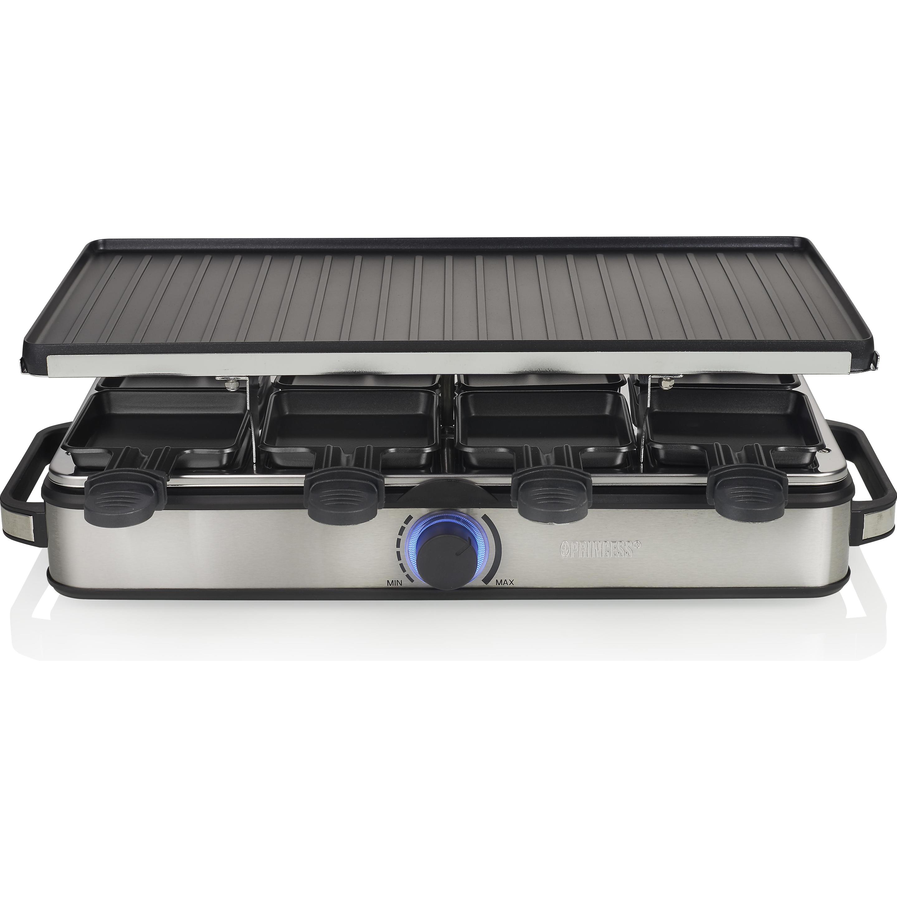Thumbnail - Princess Raclette 8 Grill Deluxe, Racletteofen, Schwarz