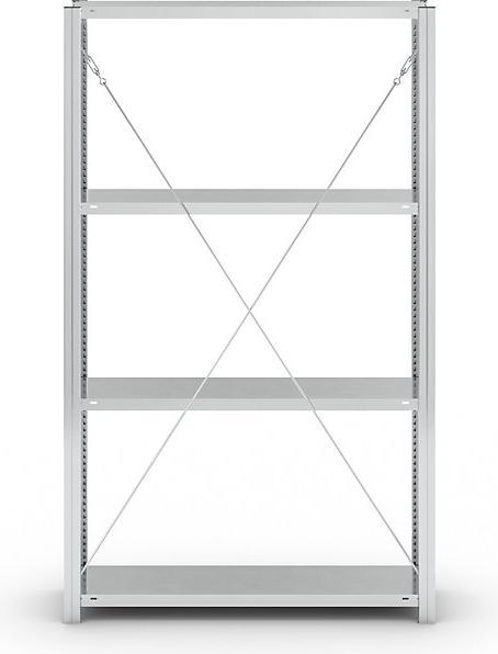 Actual product image eurokraft pro Shelf plug-in rack, galvanized