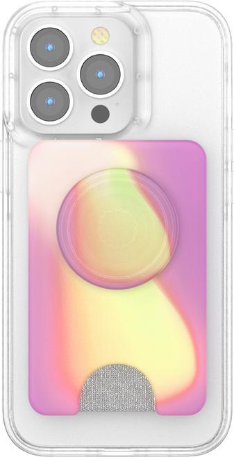 Actual product image PopSockets PopWallet + Magsafe Aurange, Befestigung: Magnet