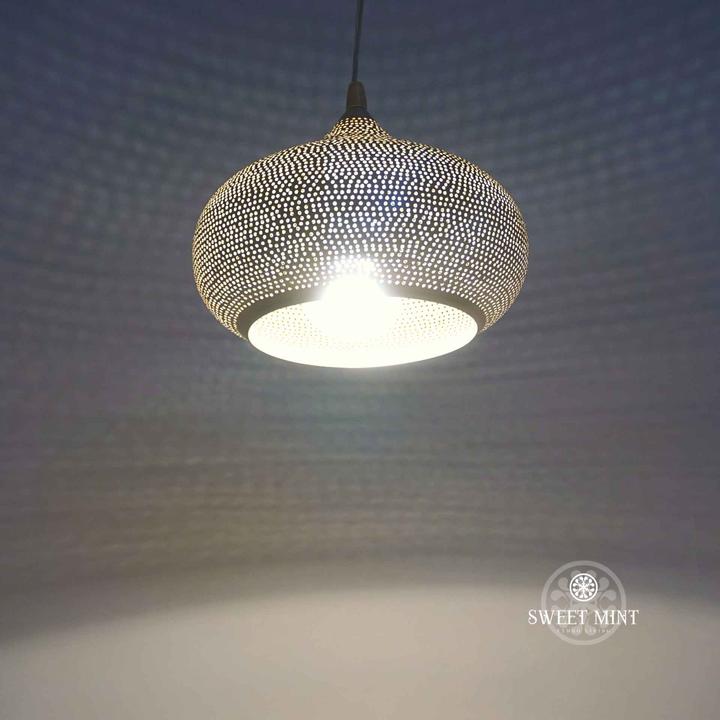 Actual product image Sweet Mint Oriental Lamp Potiki Dots (E27)