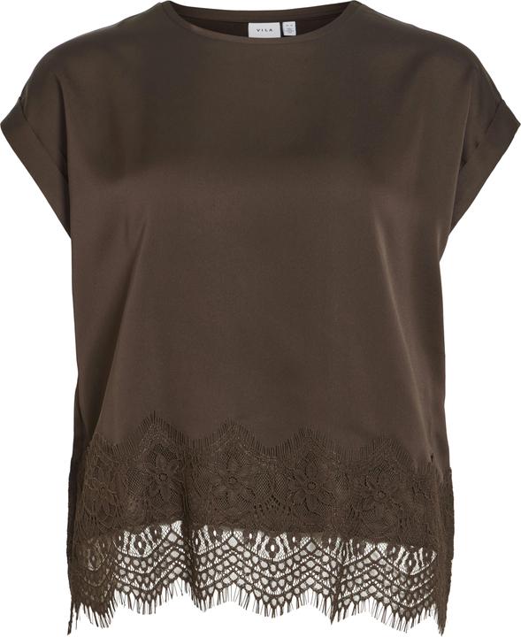Immagine prodotto Vila VIELLETTE Spitzen Oberteil mit kurzen Ärmeln (40)