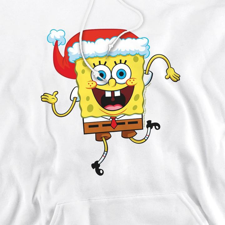 Produktbild Spongebob Squarepants Kapuzenpullover weihnachtliches Design (S)