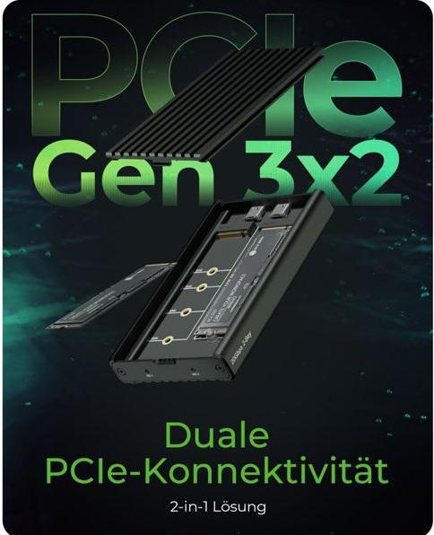 Actual product image Icy Box IB-2817M-C32 (M.2)