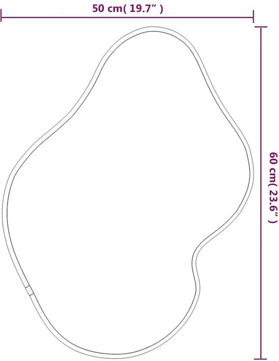 Immagine prodotto vidaXL Wandspiegel (50 x 60 cm)