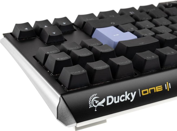 Productafbeelding Ducky One 3 Classic Zwart/Wit TKL Gaming Toetsenbord, RGB LED - MX-Clear (NL, Bedraad)