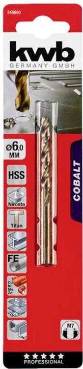 Immagine prodotto kwb Trapano a spirale COBALT 6.0 mm (6 mm)