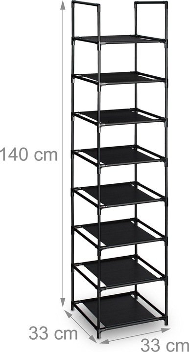 Actual product image Relaxdays Shoe rack (33 x 33 x 140 cm)