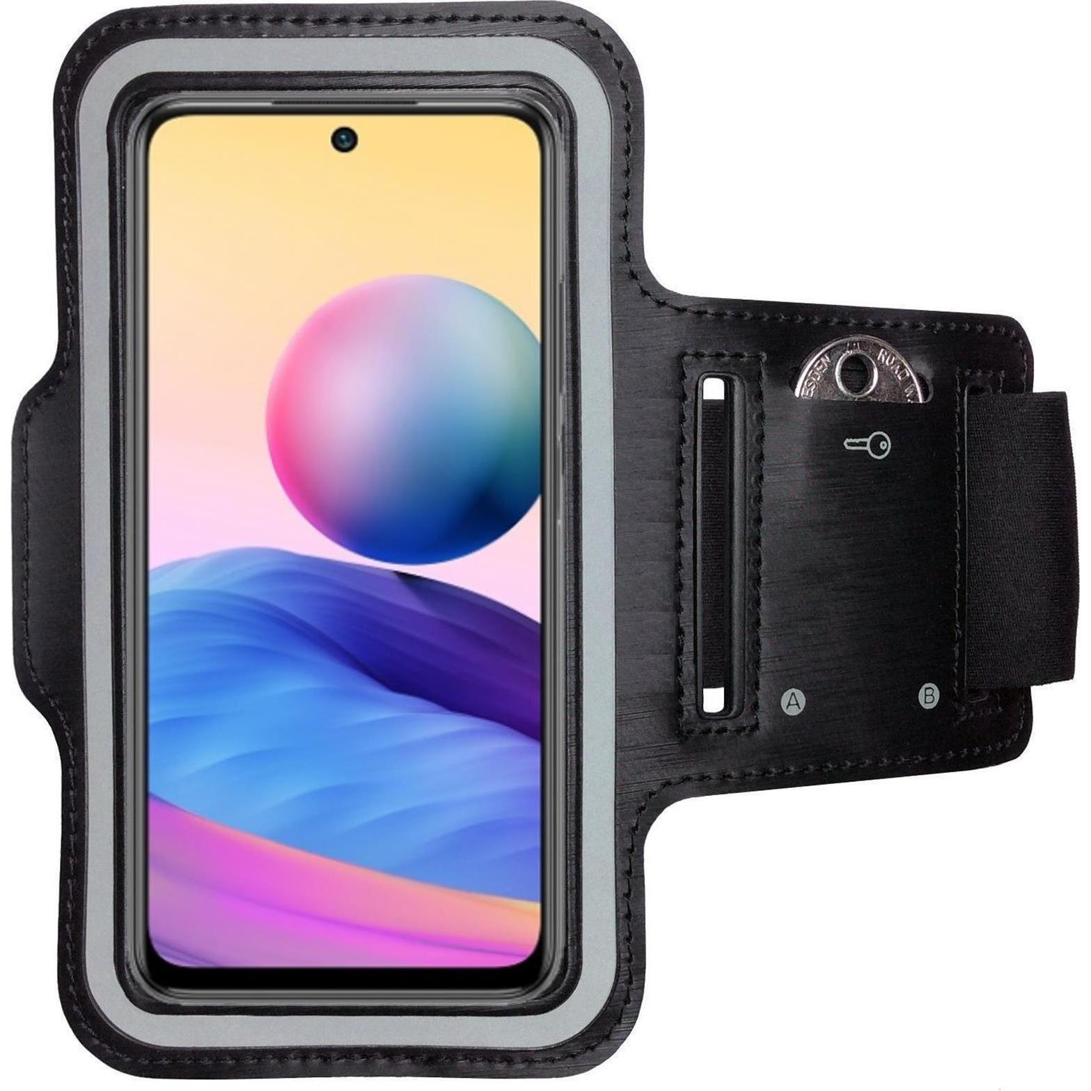 CoverKingz Sportarmband für Xiaomi Redmi Note 10 5G/Poco M3 Pro, Smartphone Sportarmband, Schwarz