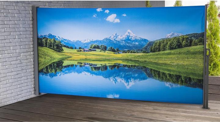 Produktbild Garden Pleasure Seitenmarkise Bergsee mehrfarbig 160,0 x 300,0 cm (1.60 m)