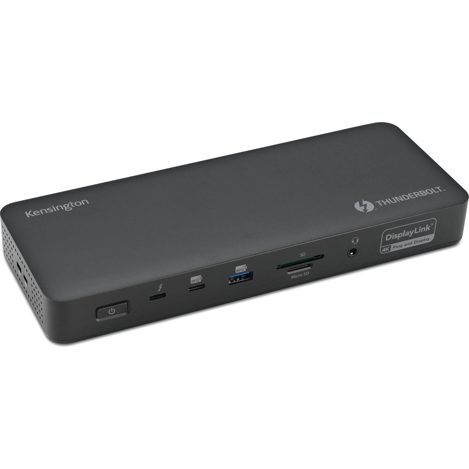 Kensington SD5920T EQ Thunderbolt 4, SD5920T EQ (4 porte), Docking station + Hub USB, Nero