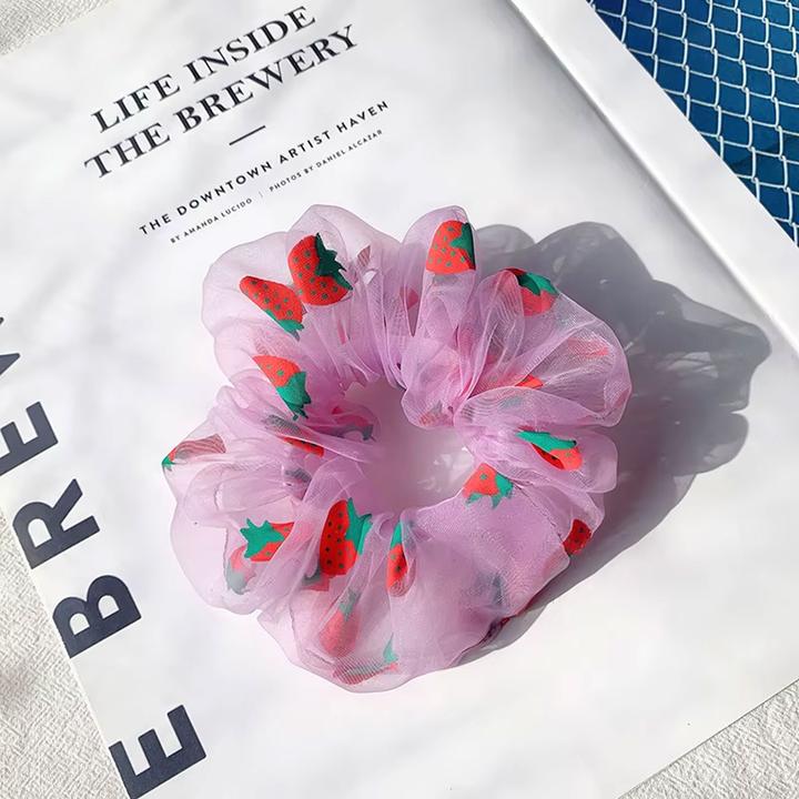 Immagine prodotto Avizar Scrunchie Erdbeer Sweet Berry (Elastico per capelli)