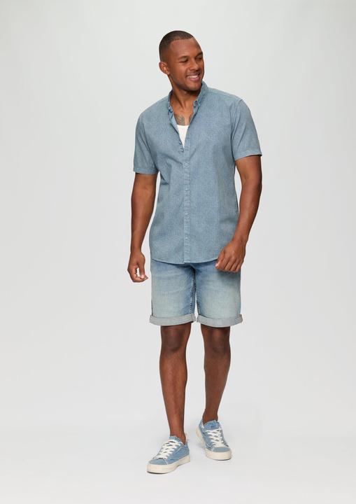 Produktbild S.Oliver Hemd Regular: Kurzarmhemd mit All-over-Print (XS)