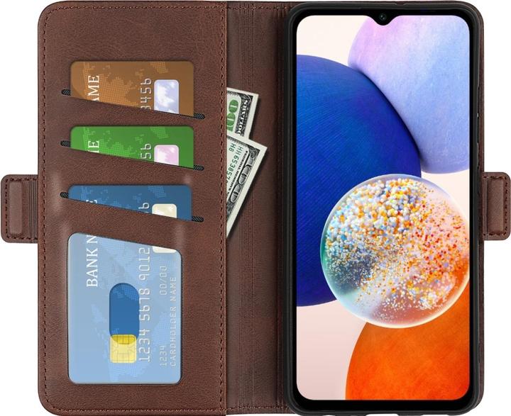 Actual product image Screenguard CardLounge Samsung Galaxy A14 5G Leather Case (Samsung Galaxy A14 5G)