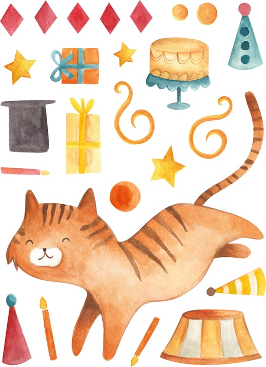 Image du produit Papierdrachen Cirque (2 x 22 x 32 cm)
