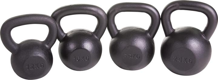 Sport-Thieme Kettlebell-Set Pulverbeschichtet (1 x 14 kg, 1 x 16 kg, 1 x 28 kg, 1 x 6 kg, 1 x 8 kg, 4 x 4 kg)