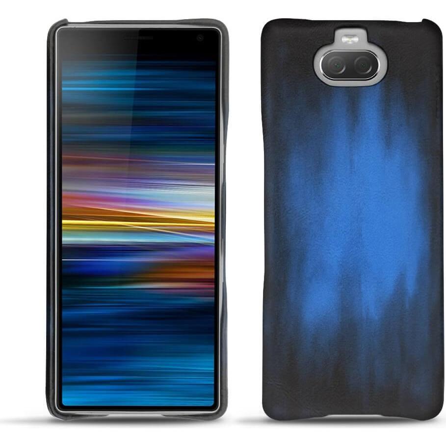 Noreve Lederschutzhülle (Sony Xperia 10), Smartphone Hülle, Blau