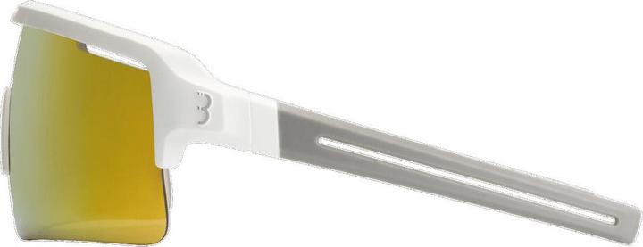 Image du produit BBB Lunettes de vélo Fuse PC BSG-65 (Fumée noire, matt white-orange blue mirr, émanations, Jaune, Lucide)