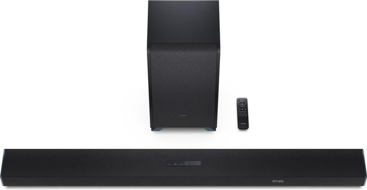 Produktbild Sharp Speakers HT-SBW55121(BK) Q 5.1.2 Dolby Atmos/ DTS:X Soundbar with Wireless Subwoofer, Black | (400 W, 2.1 Kanal)