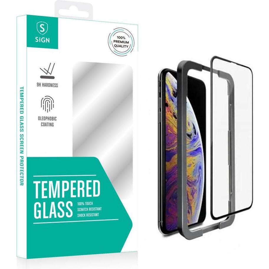 SIGN iPhone 14 Pro Max Screen Protector Tempered Glass + Applicator (Apple iPhone 14 Pro Max), Smartphone Schutzfolie