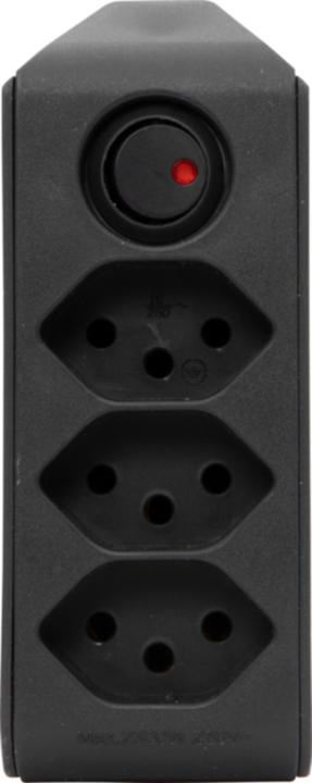 Image du produit Brennenstuhl cleverLINE fiche de dérivation double blanc avec interrupteur, orientable jusqu'à 300° (avec (Type 13, 2x)