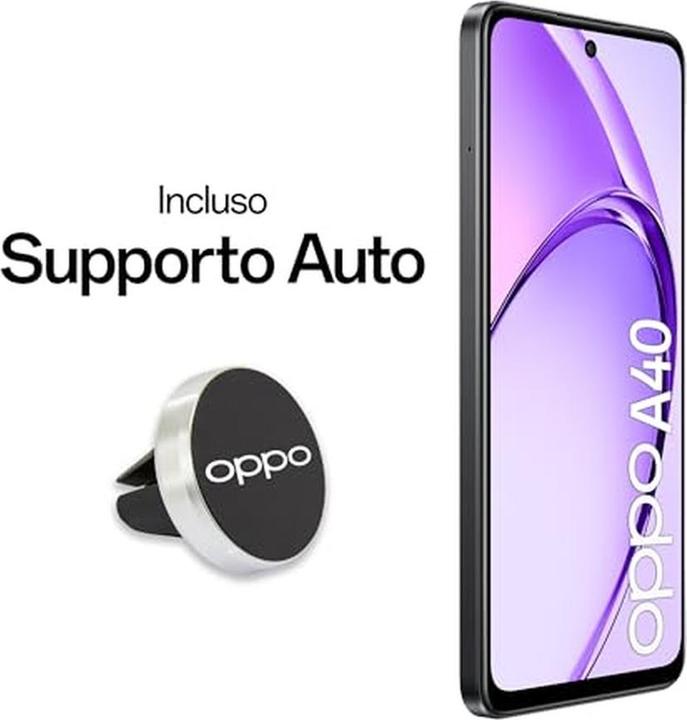 Actual product image OPPO A40 (128 GB, Sparkle Black, 6.67", Dual SIM, 4G)