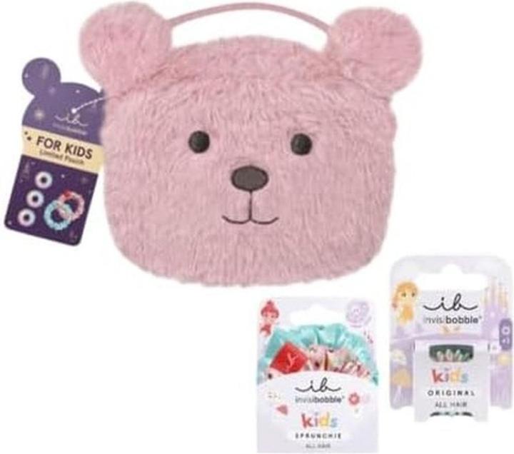 Invisibobble Kids Pink Teddy Kids Set (Haargummi)