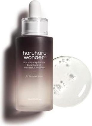 Actual product image Haruharu Wonder Black Rice Botanical 2GF Ampoule 1 fl.oz 30ml Facial Serum EGF Anti-Aging Wrinkle Ca (30 ml)