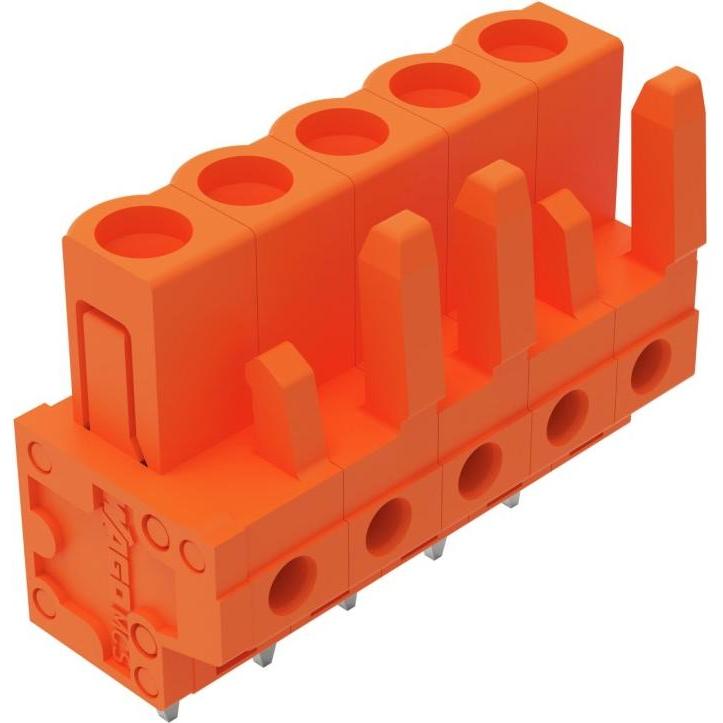 Wago Connettore femmina, Cavo + Spina elettrica, Arancia